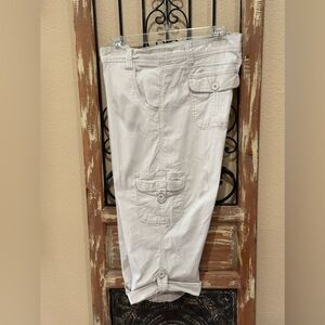 Cato khaki cargo capris